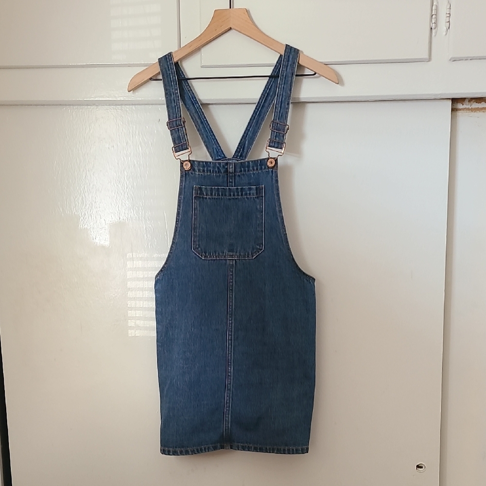 Overall Denim Dress